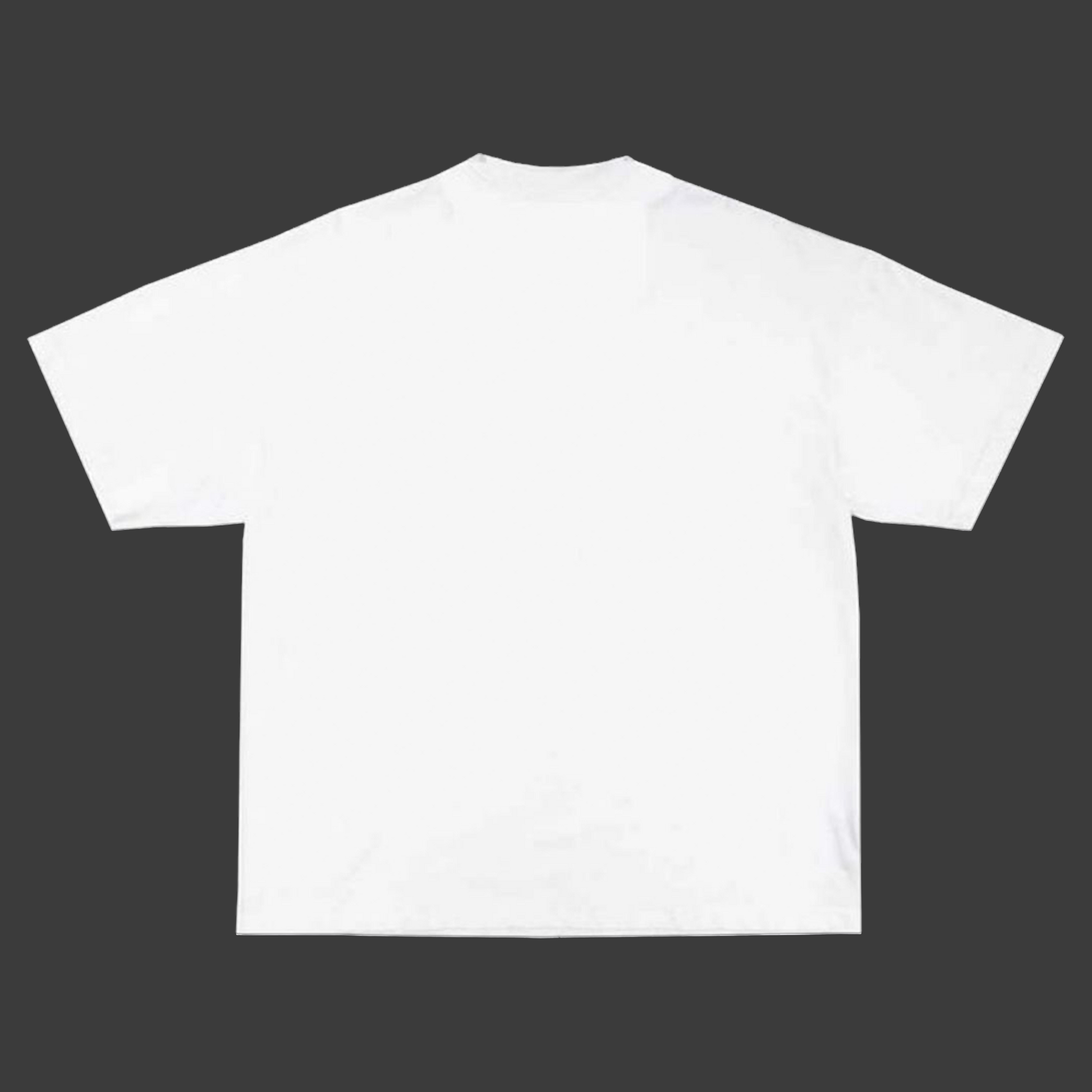 HERETICAL Medusa tee detail — chrome print
